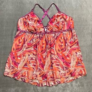 Cacique Abstract Colored Sheer Chemise!